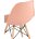 Стул Eames Style DSW персиковый (разборный каркас) 