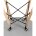 Стул Eames Style DSW персиковый (разборный каркас) 