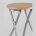 Табурет складной Stool Group МДФ бежевый/бук, сиденье - МДФ, каркас - сталь, порошковое напыление, металлические ножки 