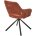 Стул NURI 180 град. поворот. 3018-09 терракотовый, шенилл/ черный каркас, ®DISAUR 