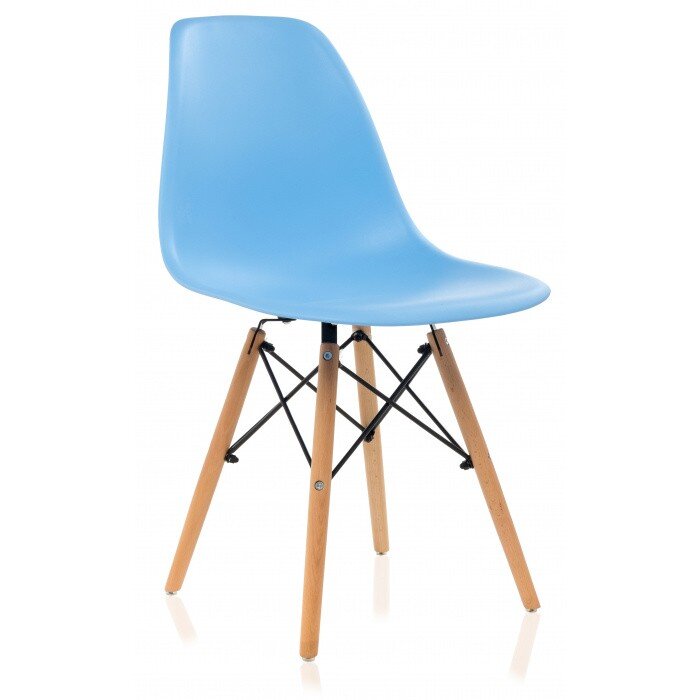 Стул деревянный Eames PC-015 blue Стул деревянный Eames PC-015 blue