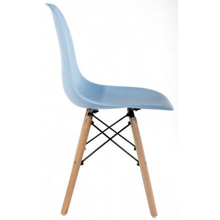 Стул деревянный Eames PC-015 blue 