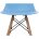 Стул деревянный Eames PC-015 blue 
