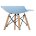 Стул деревянный Eames PC-015 blue 