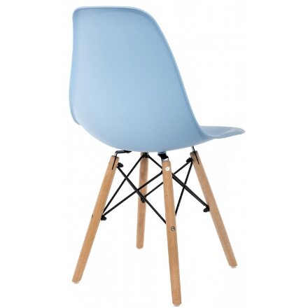 Стул деревянный Eames PC-015 blue 