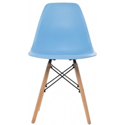 Стул деревянный Eames PC-015 blue 