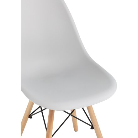 Стул Eames Style DSW светло-серый (разборный каркас) 