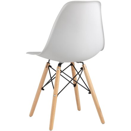 Стул Eames Style DSW светло-серый (разборный каркас) 