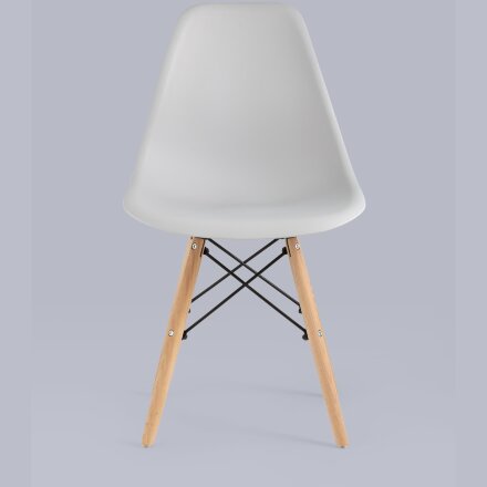 Стул Eames Style DSW светло-серый (разборный каркас) 