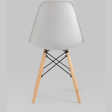 Стул Eames Style DSW светло-серый (разборный каркас) 