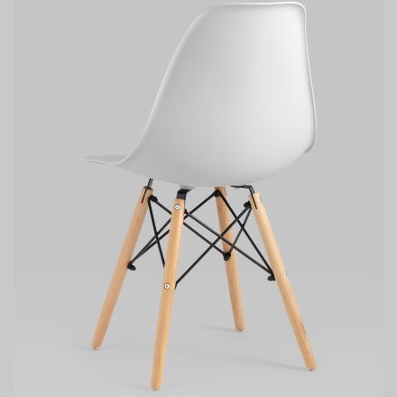 Стул Eames Style DSW светло-серый (разборный каркас) 