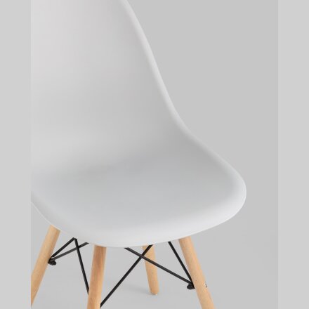 Стул Eames Style DSW светло-серый (разборный каркас) 