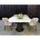 Стол TERAMO 135 GLOSS GRAND JADE SOLID CERAMIC, керамика, поворотн.механизм / Черный каркас, ®DISAUR 