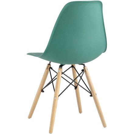 Стул Eames Style DSW серо-зеленый (разборный каркас) 