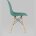 Стул Eames Style DSW серо-зеленый (разборный каркас) 
