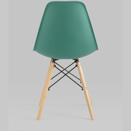 Стул Eames Style DSW серо-зеленый (разборный каркас) 