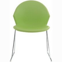 Стул пластиковый на металлокаркасе Smile-3 красный RAL 527