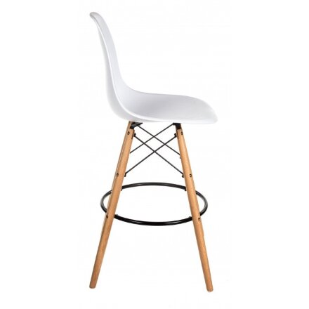 Барный стул Eames PC-007 белый 