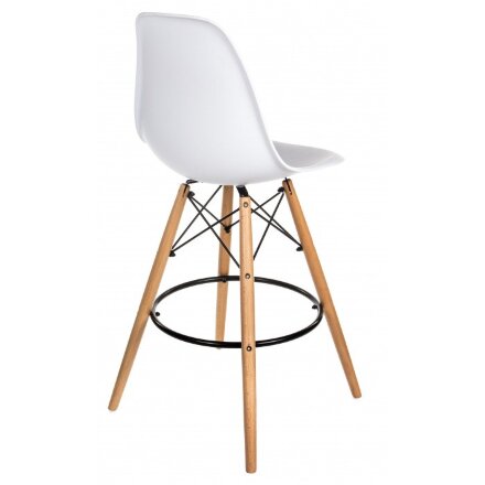 Барный стул Eames PC-007 белый 