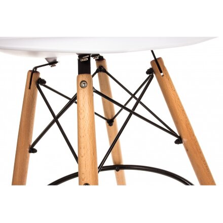 Барный стул Eames PC-007 белый 