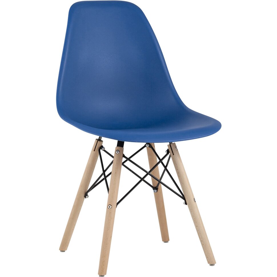 Стул Eames Style DSW синий (разборный каркас) Стул Eames Style DSW синий (разборный каркас)