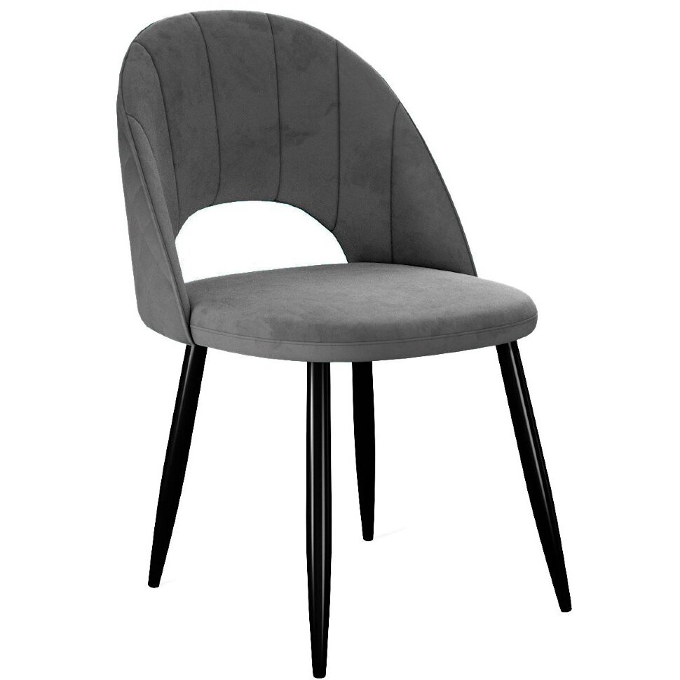 Стул DikLine 217 B22 GREY, ножки черные Стул DikLine 217 B22 GREY, ножки черные