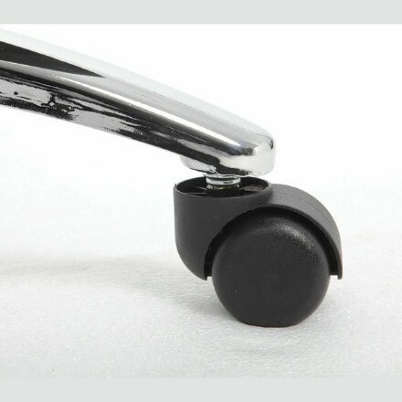 Кресло офисное BRABIX PREMIUM &quot;Phaeton EX-502&quot;, натуральная кожа, хром, черное, 530882 Хром