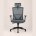 Компьютерное кресло Stool Group для руководителя TopChairs Local офисное серое обивка сетка ткань крестовина пластик 