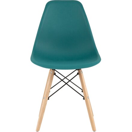 Стул Eames Style DSW темно-бирюзовый (разборный каркас) 