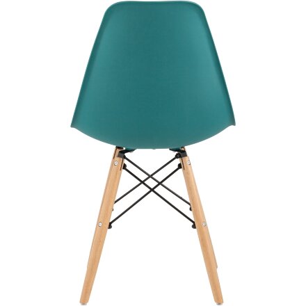 Стул Eames Style DSW темно-бирюзовый (разборный каркас) 