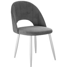 Стул DikLine 217 B22 GREY, ножки белые
