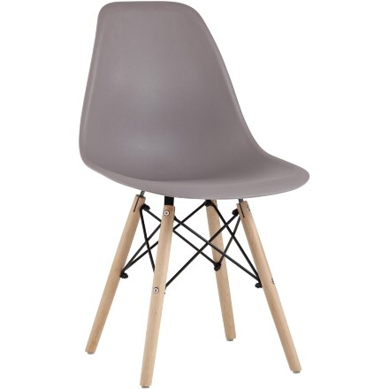 Стул Eames Style DSW темно-бежевый (разборный каркас) 