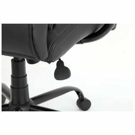 Кресло офисное BRABIX PREMIUM &quot;Heavy Duty HD-001&quot;, усиленное, НАГРУЗКА до 200 кг, экокожа, 531015 Черный