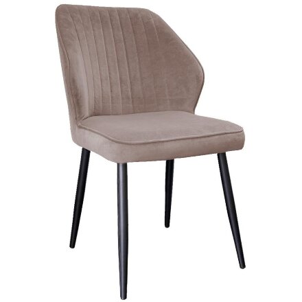Стул DikLine 222 B5 LATTE, ножки черные 