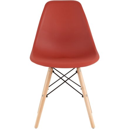 Стул Eames Style DSW терракотовый (разборный каркас) 