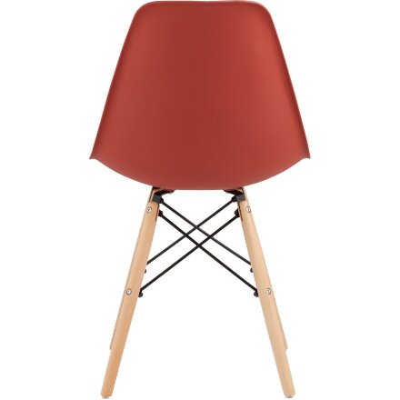 Стул Eames Style DSW терракотовый (разборный каркас) 