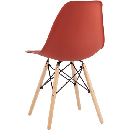 Стул Eames Style DSW терракотовый (разборный каркас) 