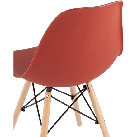Стул Eames Style DSW терракотовый (разборный каркас) 