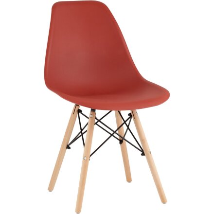 Стул Eames Style DSW терракотовый (разборный каркас) 
