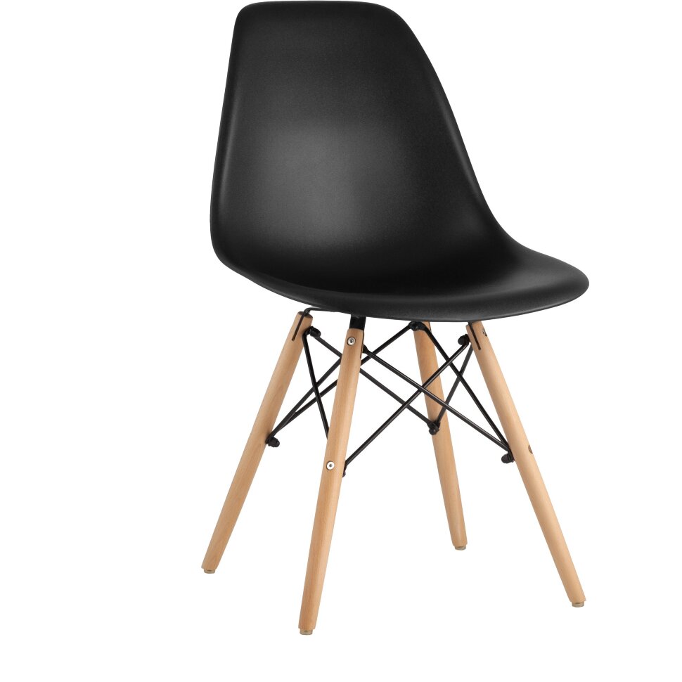 Стул Eames Style DSW черный (разборный каркас) Стул Eames Style DSW черный (разборный каркас)