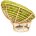 Кресло PAPASAN ECO/ПАПАСАН ЭКО P115-1/SP STD /c подушкой, ремешками/ 
