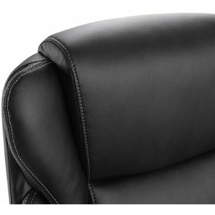 Кресло офисное BRABIX PREMIUM &quot;Rest EX-555&quot;, пружинный блок, экокожа, черное, 531938 Черный