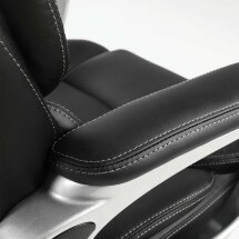 Кресло офисное BRABIX PREMIUM &quot;Rest EX-555&quot;, пружинный блок, экокожа, черное, 531938