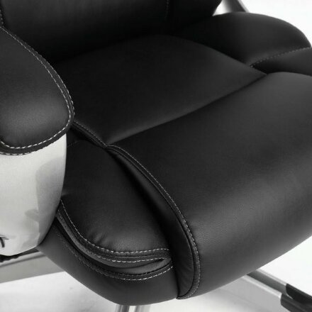 Кресло офисное BRABIX PREMIUM &quot;Rest EX-555&quot;, пружинный блок, экокожа, черное, 531938 Черный