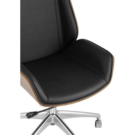 Кресло руководителя TopChairs Crown черное 
