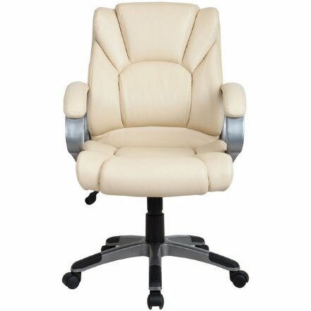 Кресло офисное BRABIX &quot;Eldorado EX-504&quot;, экокожа, бежевое, 531167 Бежевый