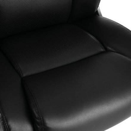 Кресло офисное BRABIX PREMIUM &quot;Solid HD-005&quot;, НАГРУЗКА до 180 кг, рециклированная кожа, черное, 531941 Черный