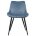 Стул на металлокаркасе Fox black / grye-blue 