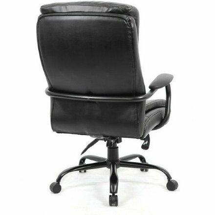 Кресло офисное BRABIX PREMIUM &quot;Heavy Duty HD-004&quot;, НАГРУЗКА до 200 кг, экокожа, черное, 531942 Черный