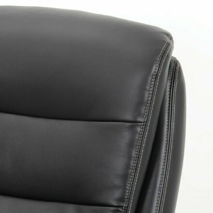 Кресло офисное BRABIX PREMIUM &quot;Heavy Duty HD-004&quot;, НАГРУЗКА до 200 кг, экокожа, черное, 531942 Черный